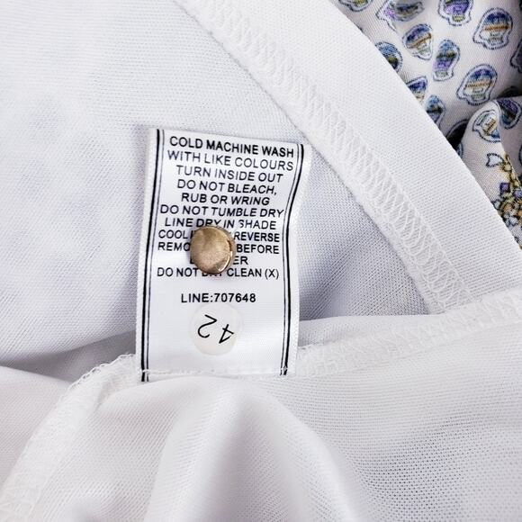 𝅺Portmans of Australia Floral‎ Sleeveless Fit & Flare Shirt Dress Size 10 - Picture 7 of 9